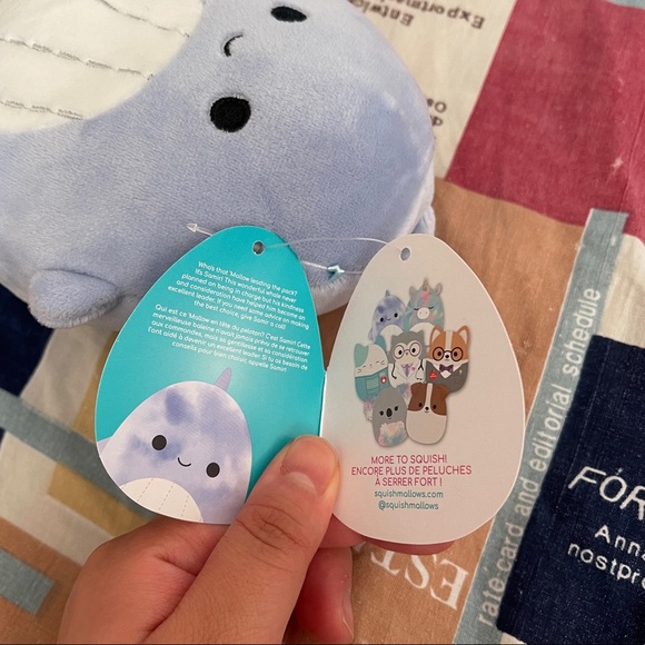 NWT 5” Samir The Whale Squishmallow - Picture 3 of 3